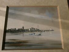 aquarelle ,  signé morlaine 84 à Piriac