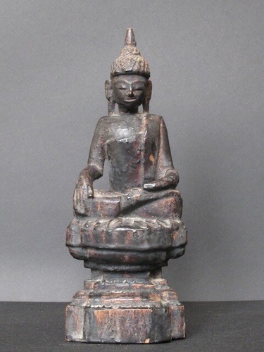Antique bouddha bois - bouddha,