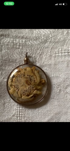 Pendentif ancien edelweiss - pendentif,