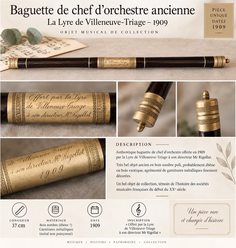 Baguette honorifique chef - baguette, de