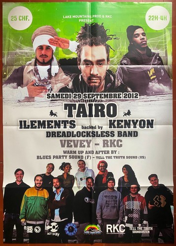 Affiche concert tairo - affiche,
