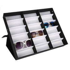 18 Grilles Lunettes Vitrine Lunettes De Soleil Boîte De Rangement Organisate OBF
