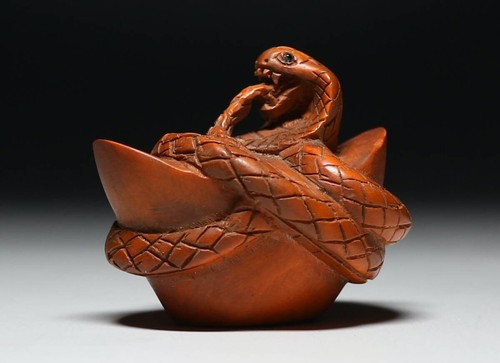 Ancien serpent porte bonheur - serpent, porte-bonheur