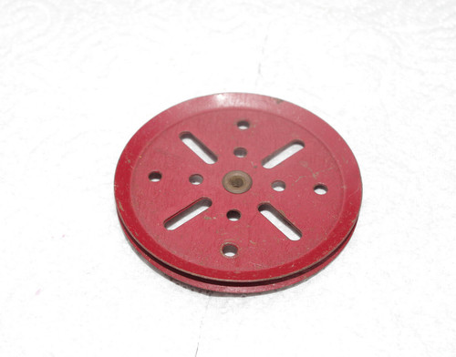 Meccano poulie moyeu rouge - meccano,