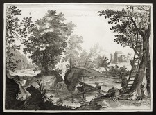 Eau-forte. Ecole française