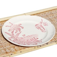 Ancien plat rond 30.5 cm en