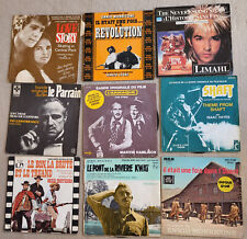 Lot 9 Disques Vinyle 45 Tours