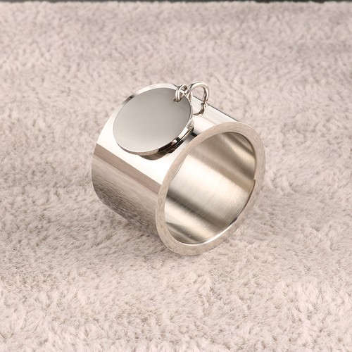Bague neuve breloque medaille - neuve,