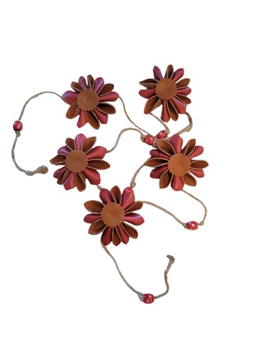 Genuine leather flower - leather,