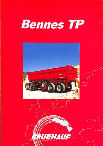 Remorques fruehauf bennes tp - ",