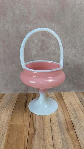 Coupe panier opaline - coupe, rose