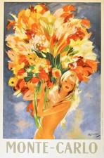 AFFICHE POSTER.  Monte Carlo