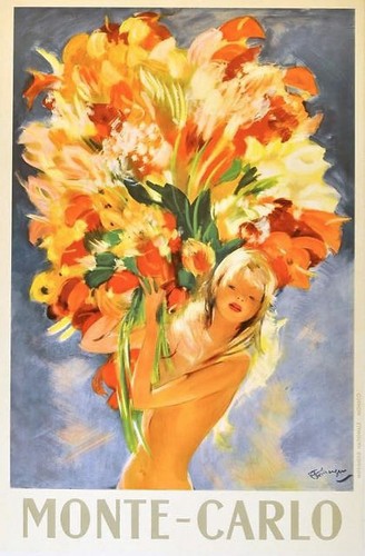 Affiche poster monte carlo - monte,