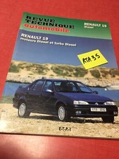 Revue Technique Automobile Renault 19 R19 diesel et turbo diesel TD GTD TDE