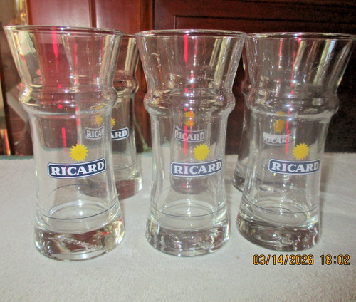 Verres ricard design olivier - verres,