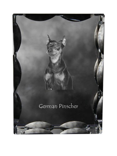 Pinscher allemand cristal - pinscher,