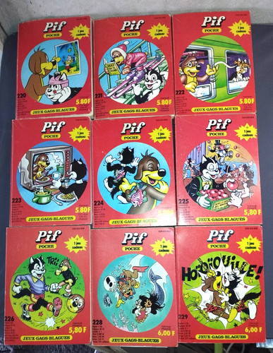 Lot livres poche pif - livres, bd