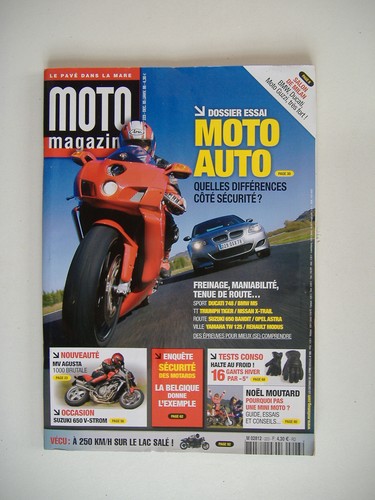 Moto magazine 223 suzuki 650 - moto,