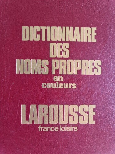 Dictionnaire des noms propres