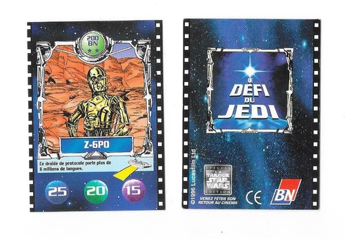 Carte défi jedi z6po - défi,