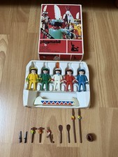 ULTRA RARE  SET 3251 V1 PREMIERS FIRST Boite PLAYMOBIL 1974 INDIENS VINTAGE