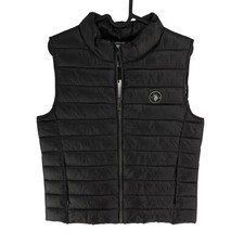 Gilet Matelassé Noir US Polo