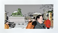 Tardi . Tirage de luxe"Nestor Burma 14ème arrondissement"