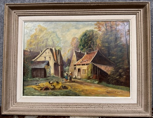 Guivalot tableau huile - guivalot,