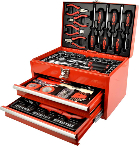 Malle ensemble outils 155 - d'outils,