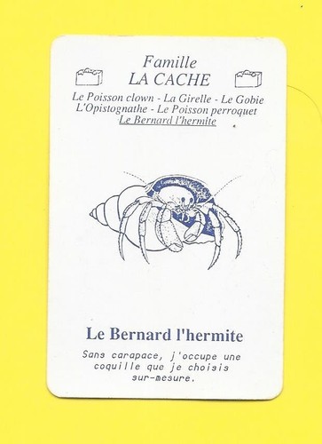 Carte cache le bernard - -,