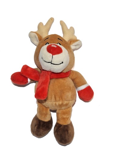 Doudou peluche elan renne - peluche,