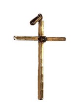 Pendentif Croix plaquée Or