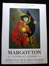 MARGOTTON  RENE    Galerie MINET   Paris  Novembre    1982