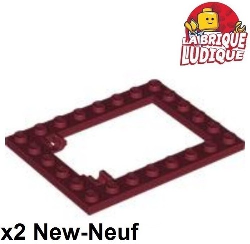 Lego plate modified - modified, 6x8