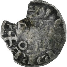 [#1282022] France, Philippe II Auguste, Denier Parisis, 1180-1223, Arras, Billon