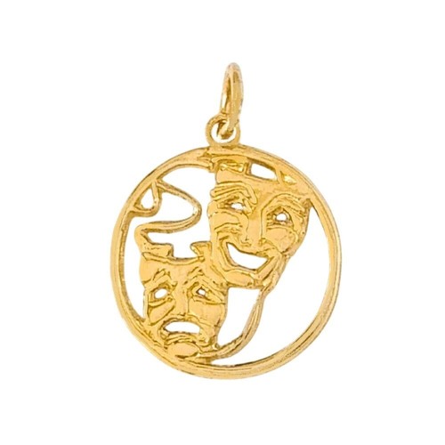 14k jaune laugh maintenant - or,