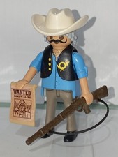 PLAYMOBIL FIGURINE CONDUCTEUR DE DILIGENCE COURRIER COWBOY OUEST REF 71862