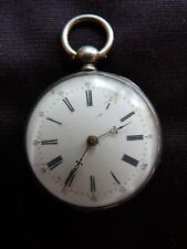 MONTRE DE GOUSSET DELALANDE à ANGERS EN ARGENT AVEC SA CLE