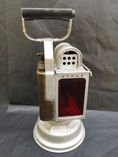 Lampe lanterne train ferroviaire ancienne  Hauteur 34 cms  Bon état
