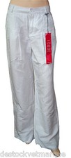 Pantalon large rayures gris
