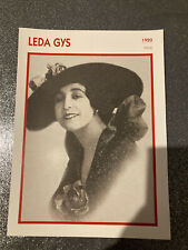 CARTE FICHE ATLAS ACTEUR : LEDA GYS 