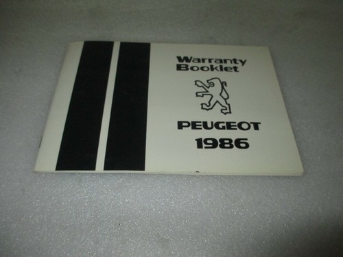 Original 1986 peugeot - 1986,