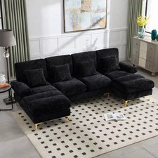 Canapé d'angle élégant en