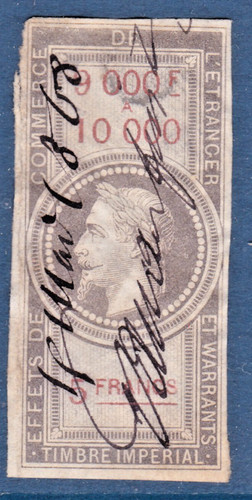 Timbre france fiscal 1964 - france,