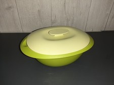 Tupperware Plat De Service Soupière Long. 28.5 Cm Couleur Anis En TBE