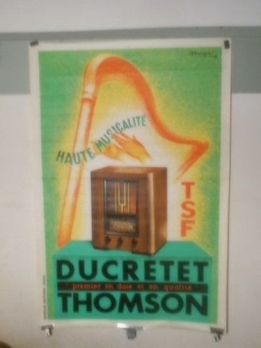 Autentique affiche ancienne - ancienne,