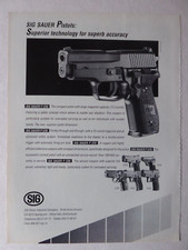 9/1990 PUB SIG SAUER P226 P 228 PISTOL PISTOLET ARMEE POLICE SUISSE ORIGINAL AD