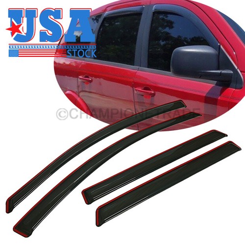 Channel window visors sun - in-channel,