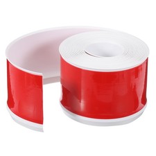 Moulure Murale, 5m x 10cm PVC Moulure Autoadhésive, Blanc