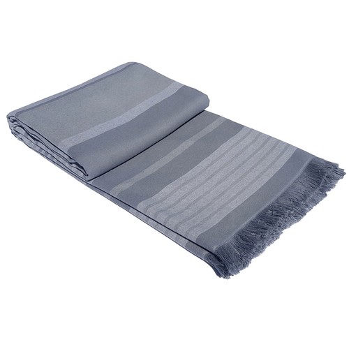 Fouta plage paréo grise - fouta,